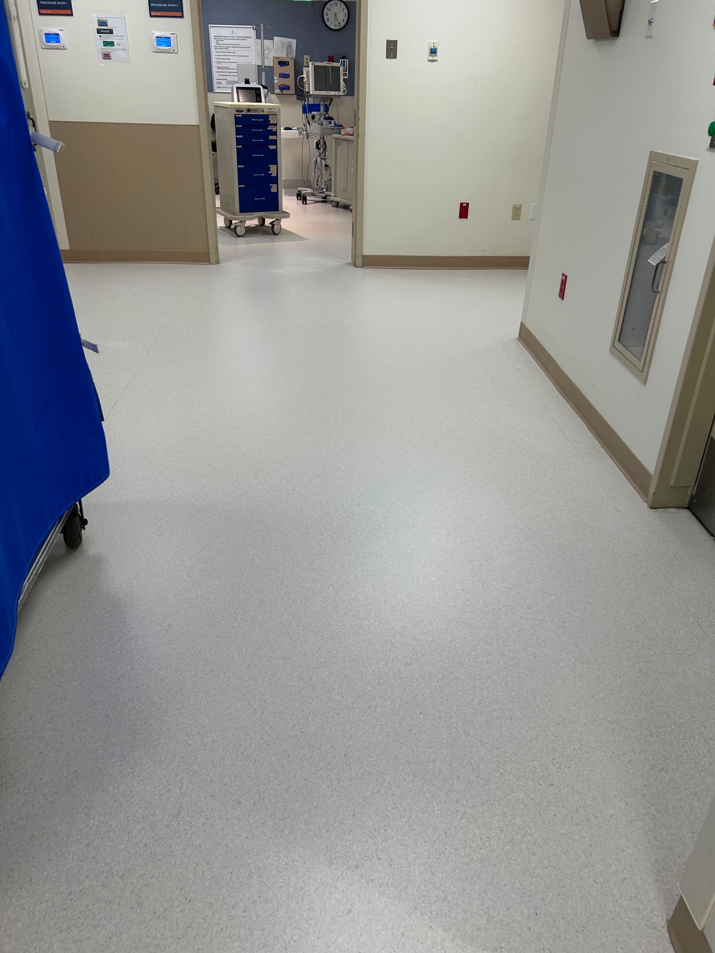 Hallway Strip & Wax after