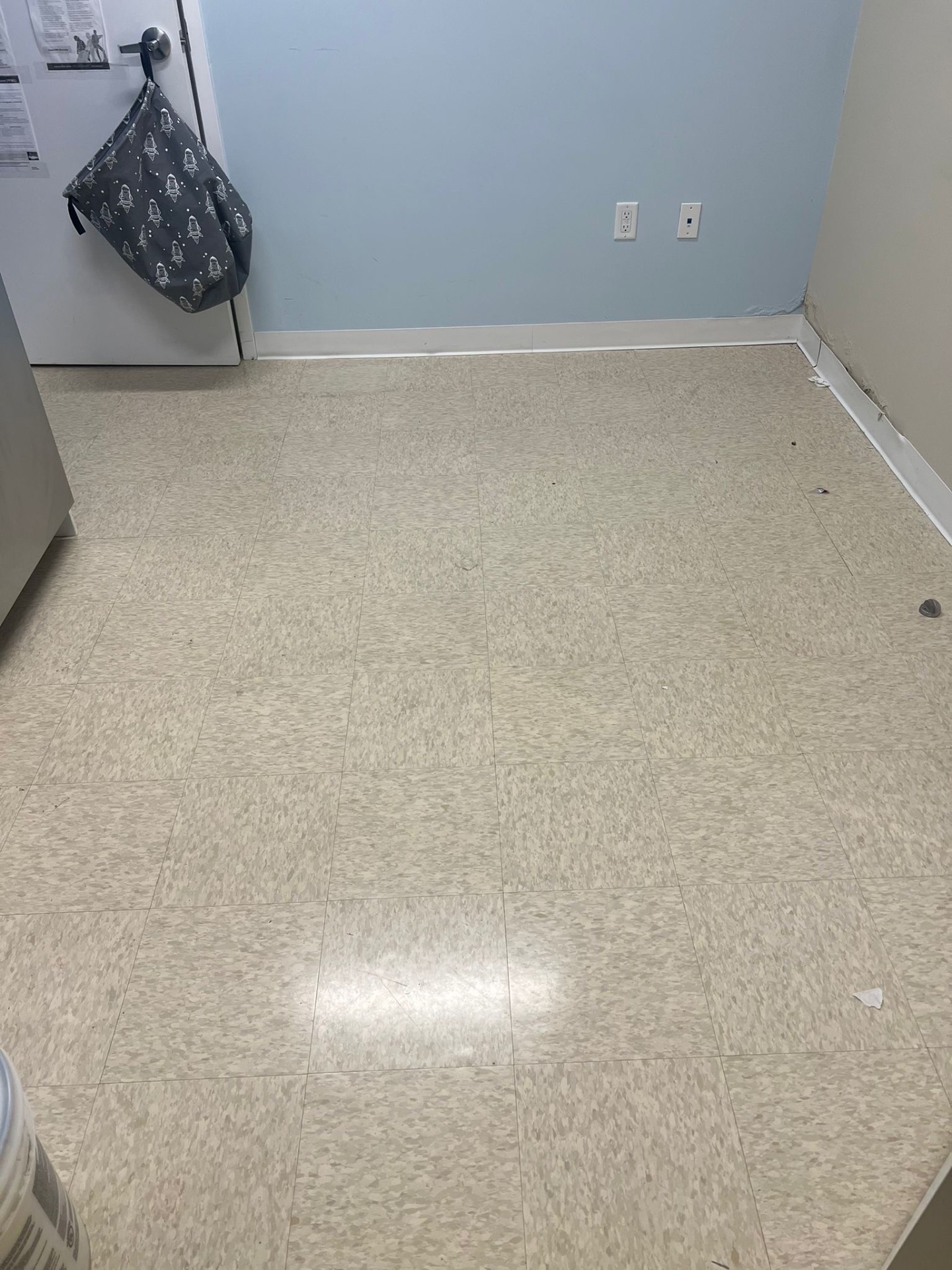VCT Tile Restoration before